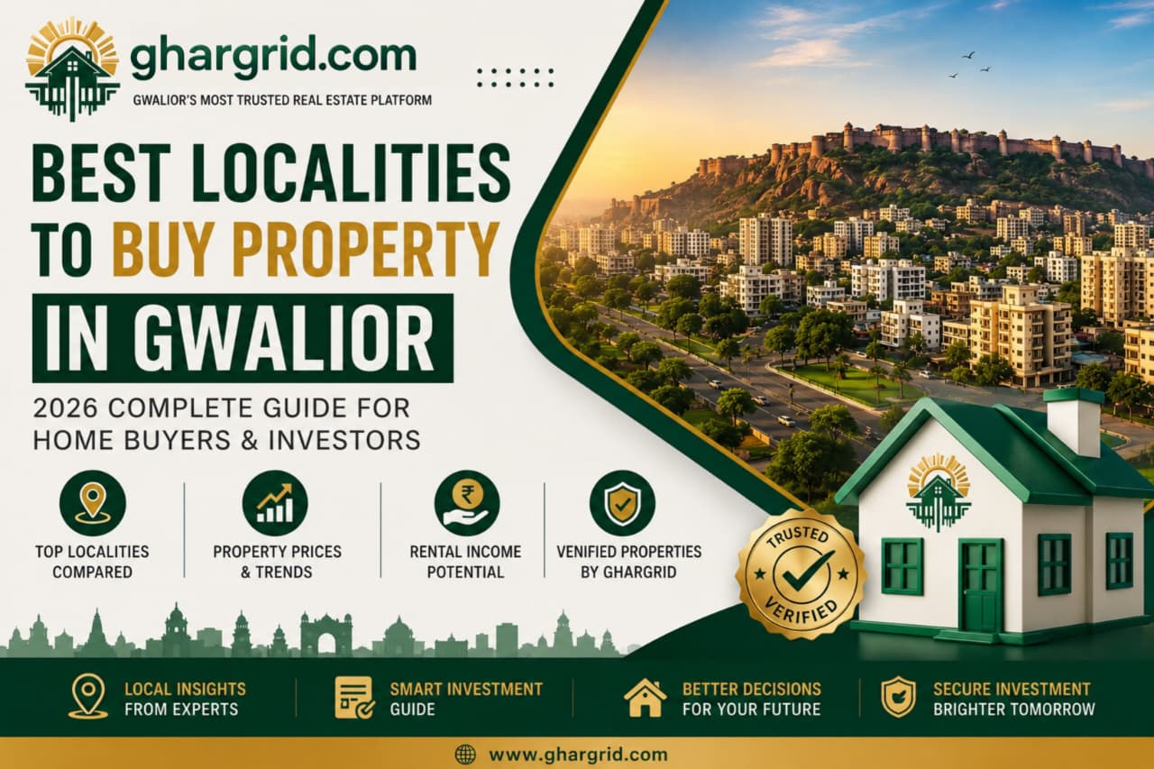 Best Localities to Buy Property in Gwalior in 2026: The Complete Verified Guide